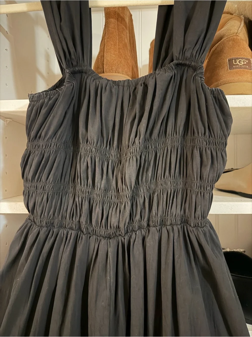 Pomander Place Tuckernuck Black Smocked Noah Dress - Picture 5 of 5
